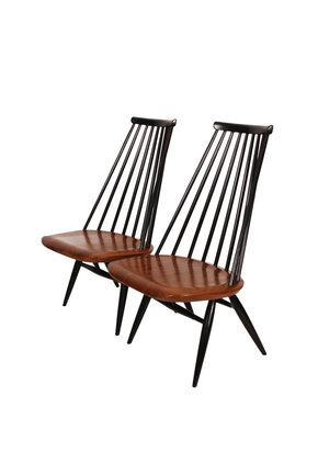 VERKOCHT Set vintage Tapiovaara  Mademoiselle lounge chairs