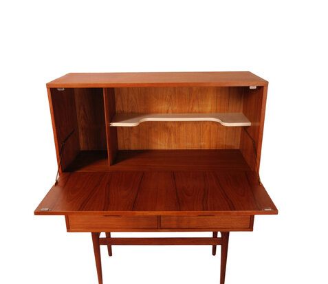 NIEUW Vintage mid century secretaire