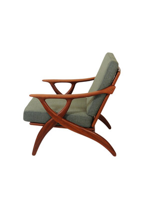 GERESERVEERD Vintage mid century De Ster Gelderland fauteuil