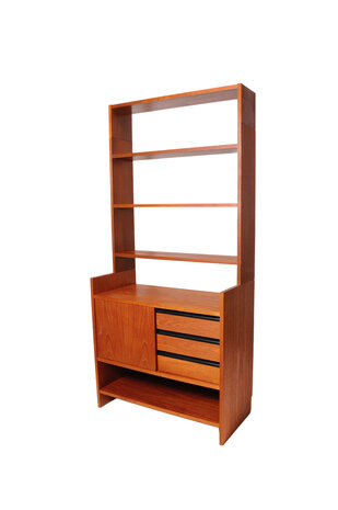 VERKOCHT Vintage Poul Cadovius KLM wall unit