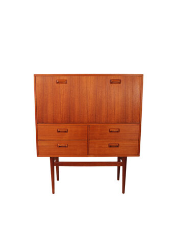 NIEUW Vintage mid century secretaire