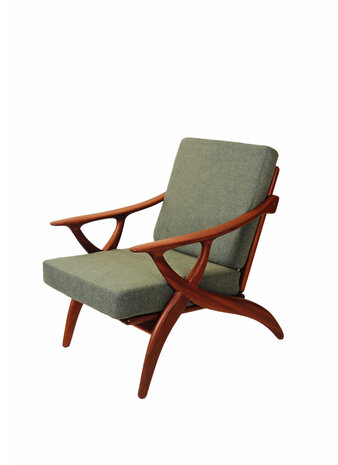 GERESERVEERD Vintage mid century De Ster Gelderland fauteuil